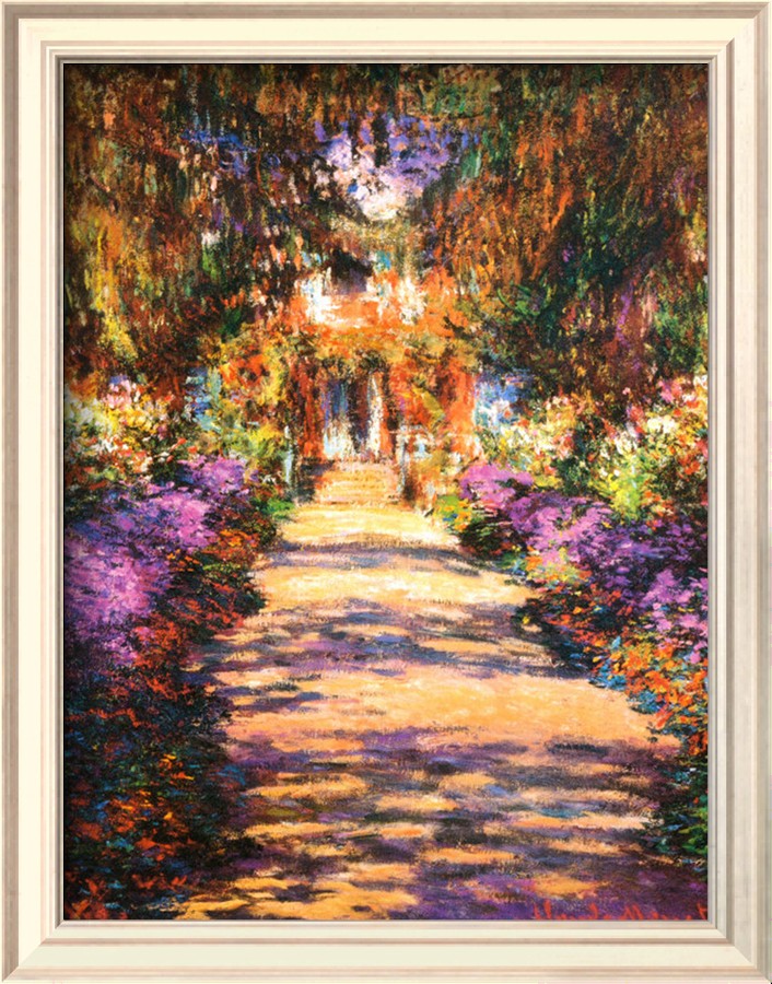 Il Viale Del Gardino-Claude Monet Painting